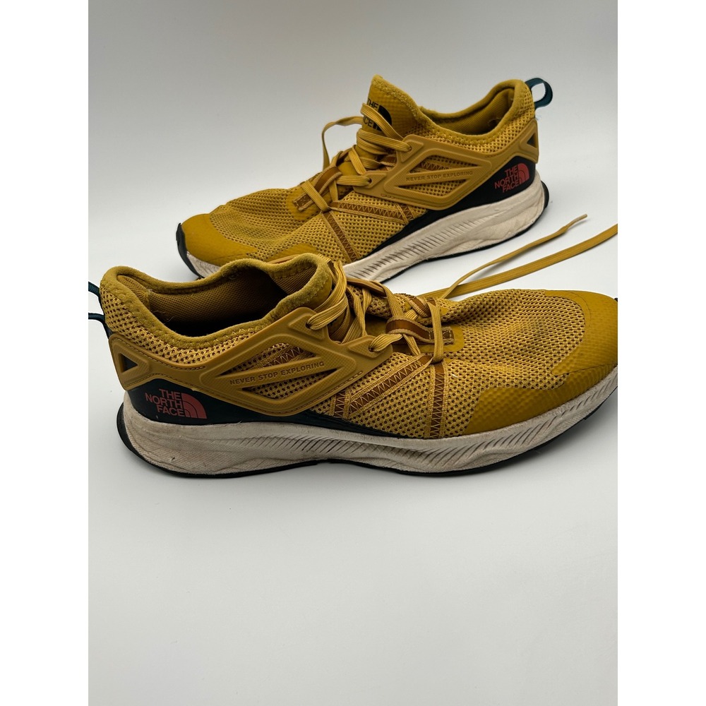 The North Face Mens VECTIV Eminus Trail Running Shoes Yellow Black NF0A7W5S 10.5